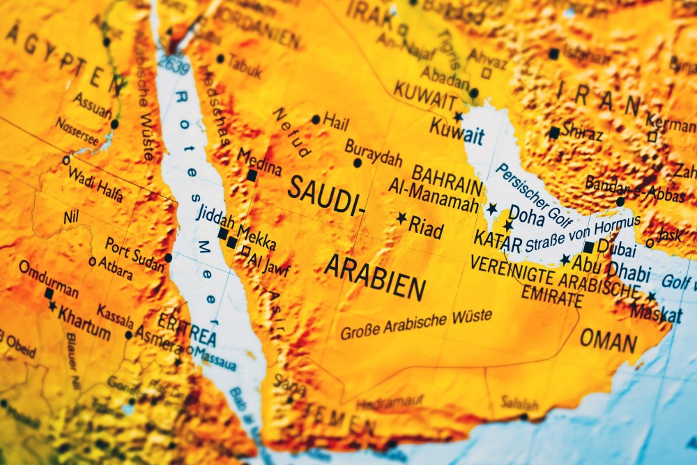 Arabia Saudyjska to państwo położone w zachodniej Azji, na Półwyspie Arabskim