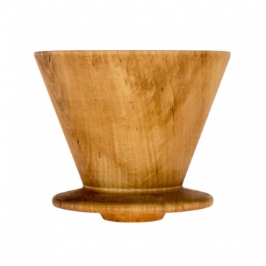 Drewniany dripper Bro Coffee Maker widziany z boku
