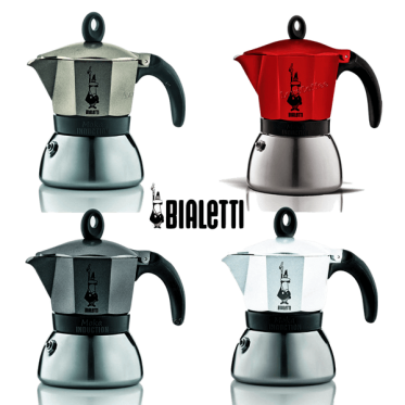 Kawiarki Bialetti z serii Moka Induction w różnych kolorach 