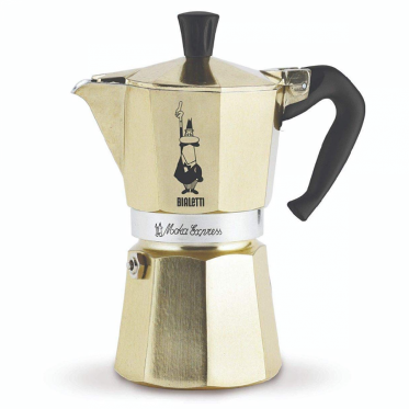 Kawiarka Bialetti Moka w kolorze złotym