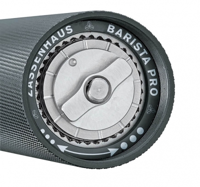 Regulator grubości mielenia w młynku Zassenhaus Barista Pro
