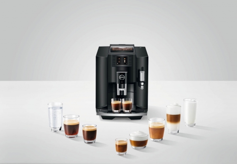 Rodzaje kaw w Jura E8 Piano Black (EB)