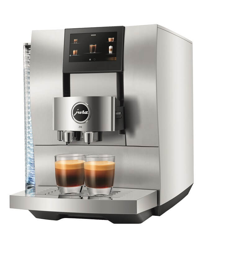 Podwójne espresso przygotowywane w ekspresie Jura Z10 Aluminium White