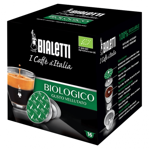 Bialetti Caffè Ditalia Biologico Kawa 16 Kapsułek
