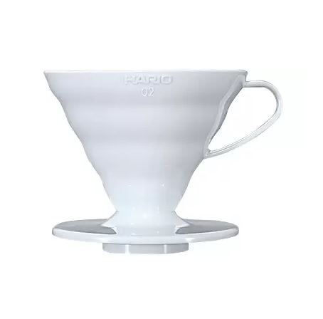 Dripper ceramiczny biały Hario V60-02