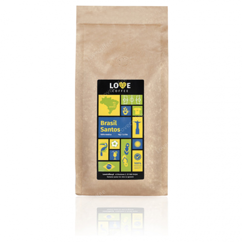 Świeżo Palona Lovecoffee Brasil Santos 250g