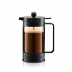 Bodum Bean French Press 3 Cup 350 ml czarny z kawą