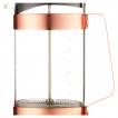 French Press Barista & Co - 3 Cup Plunge Pot  Electric Copper widok z boku